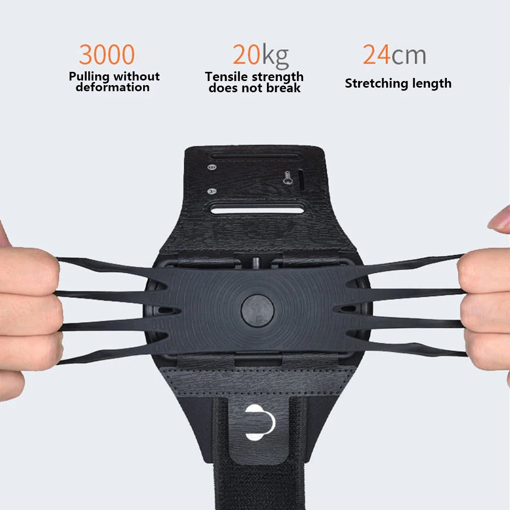 Wristband Phone Holder 360 Rotation Sports Arm Band Adjustable Smartphone Gym Running Armband Universal Sports Wristband, Alina Gadgets