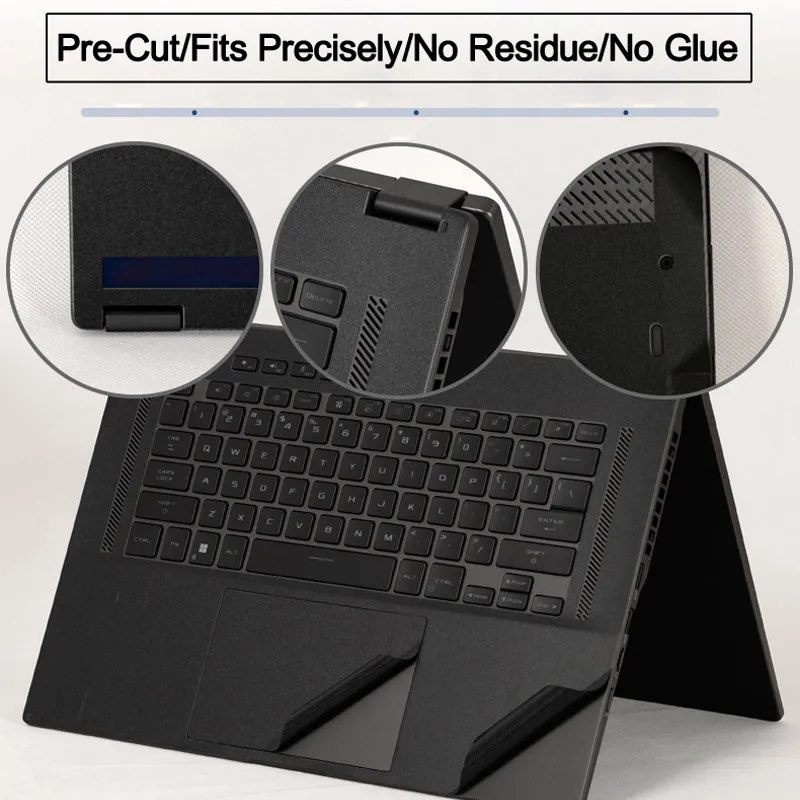 Adesivo de Vinil Anti Impressões Digitais Película de Cobertura da Pele para Asus Flow X16 Gv601 Gv601r 2023 Zephyrus G16 Gu603 Gu603z M16 Gu604 Pré-corte - Imagem 5