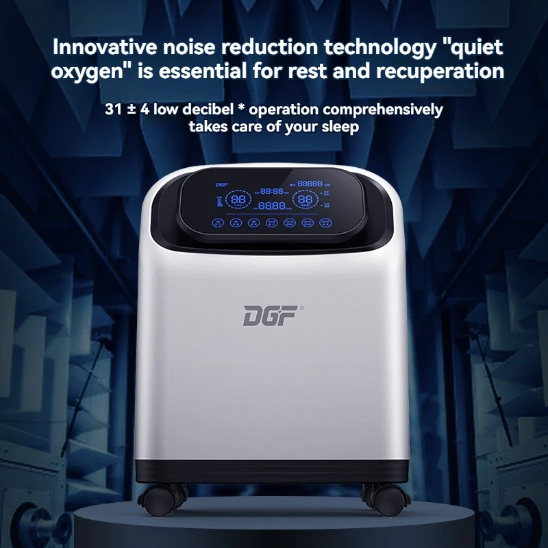 1L-9L LED Screen Oxygen Concentrator With Oxygen Mask Home Machine Remote Control Elderly Pregnant Women Health Care