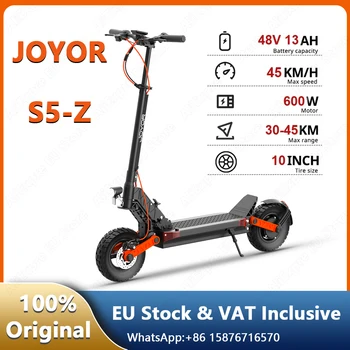 JOYOR S5-Z escooter pieghevoli 600W motore 48 v13ah batteria regolabile in altezza Scooter elettrico adulto 10*3.0 allargare pneumatici E-Scooter
