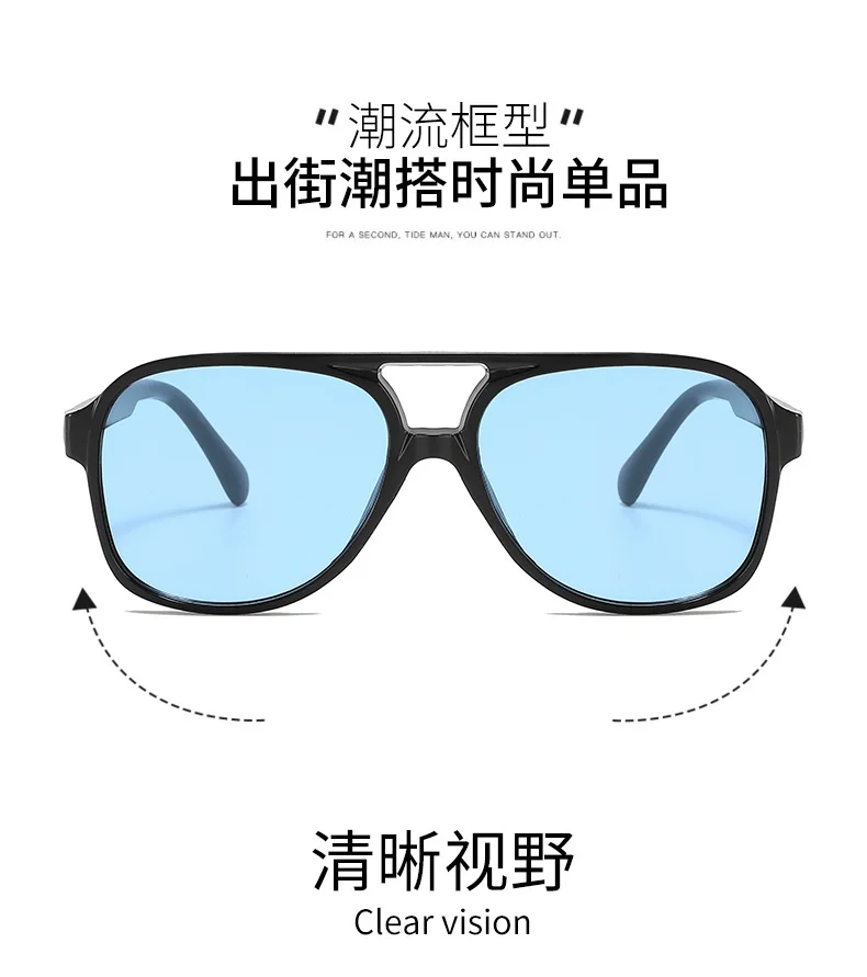 Neue PC-Rahmen Runde Sonnenbrille für Damen und Herren, Vintage Marken Quadratische Sonnenbrille für Männer, Damen-Brillen, Runde Sonnenbrille – Detail 2