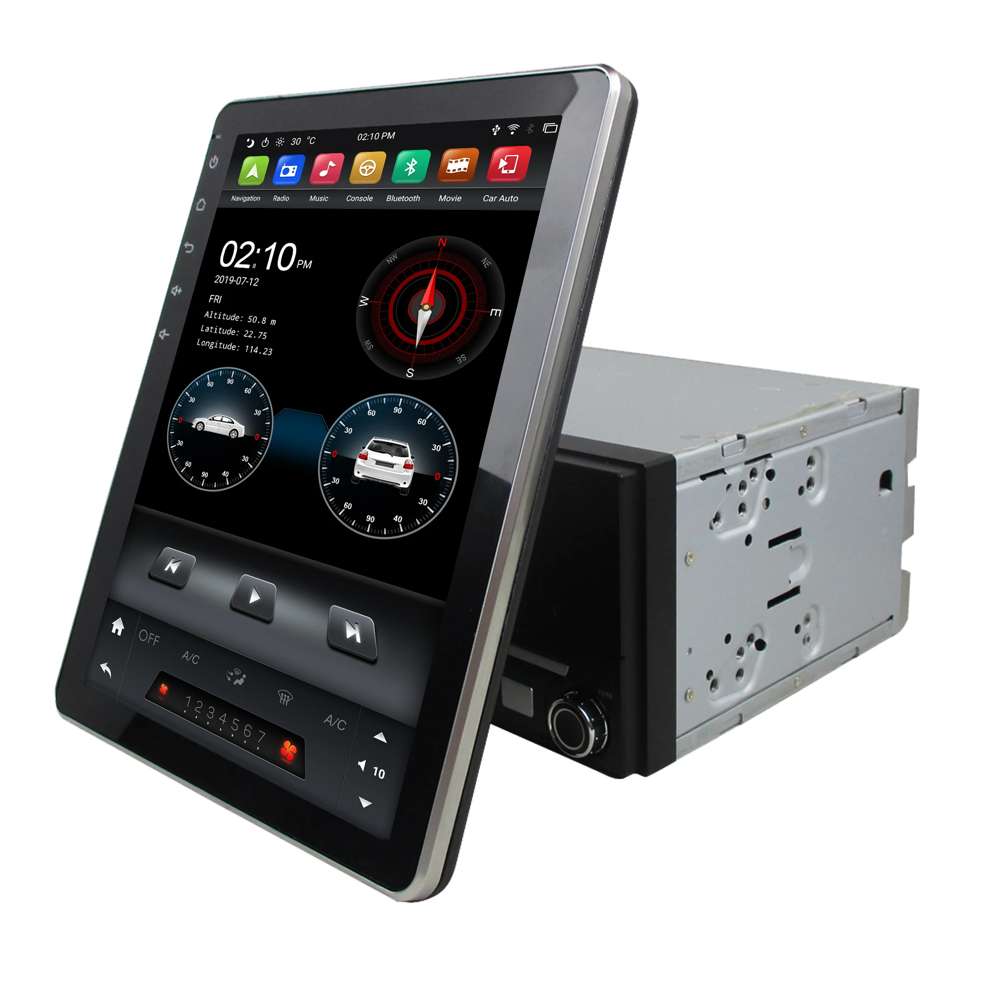 

KD-97005 высококачественный автомобильный DVD-плеер, 6 ядер, Android, 9,7 дюймовый автомобильный экран, Автомобильная GPS-навигация DVR