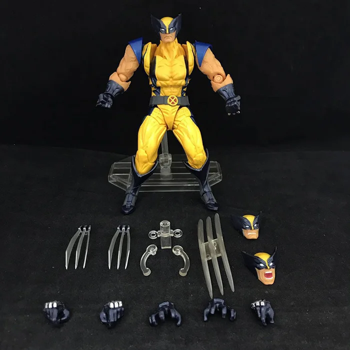 X-Men 1/12 No.005 Yamaguchi-Style Wolverine X-Men Logan Uncle Wolf Joint Hands-On Model Ornaments All'Ingrosso