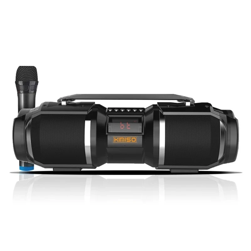 

Kimiso High-Power Bluetooth Speaker Outdoor Portable Home K-song Subwoofer Wireless Speaker Supporting Microphone USB AUX TF
