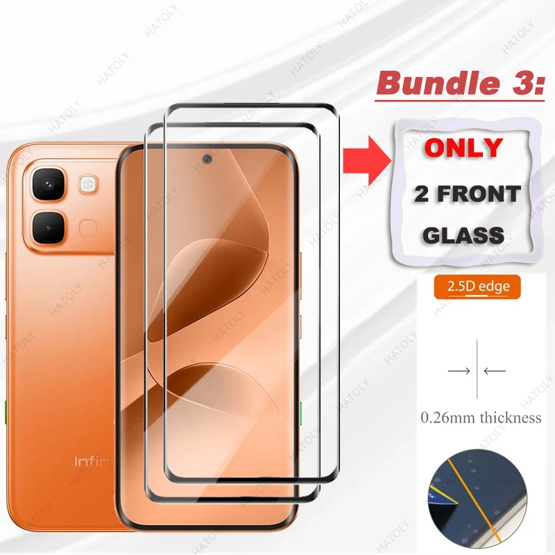 3D Curved Glass Screen and Camera Lens Protector - Edge Glass Protective Film