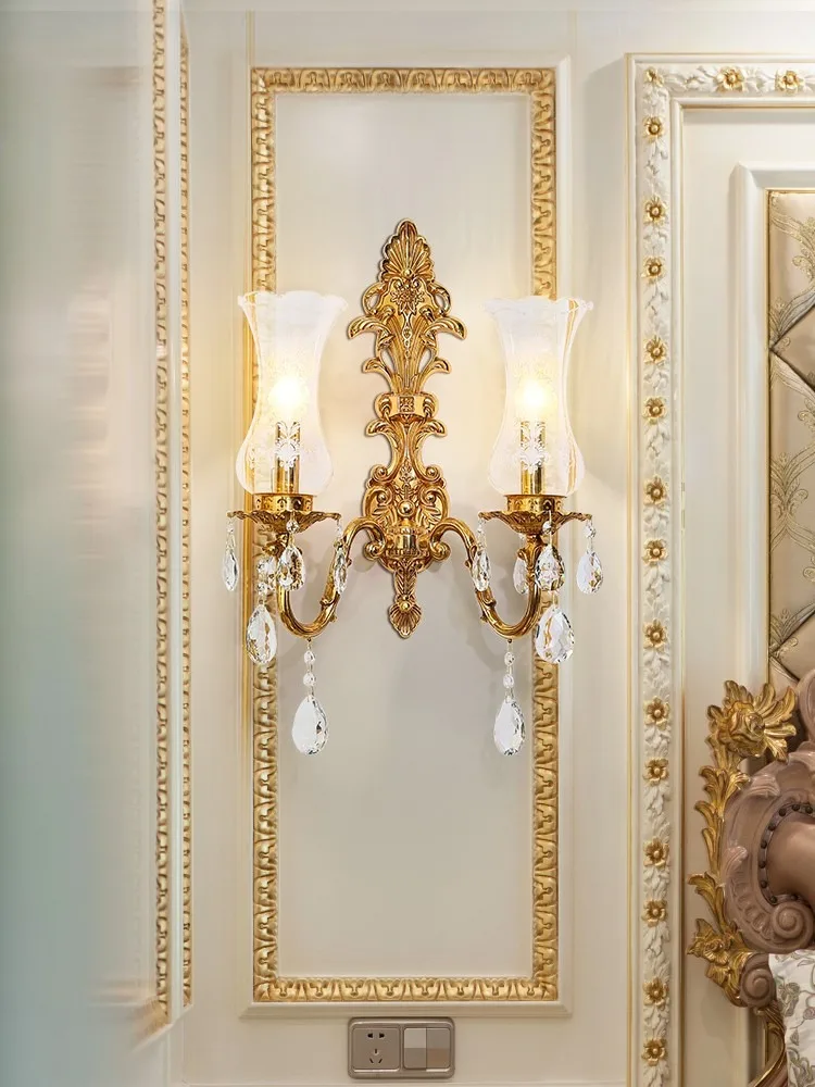Napoli 2 Light 120V Wall Sconce in French Gold with Clear Radiance Crystal