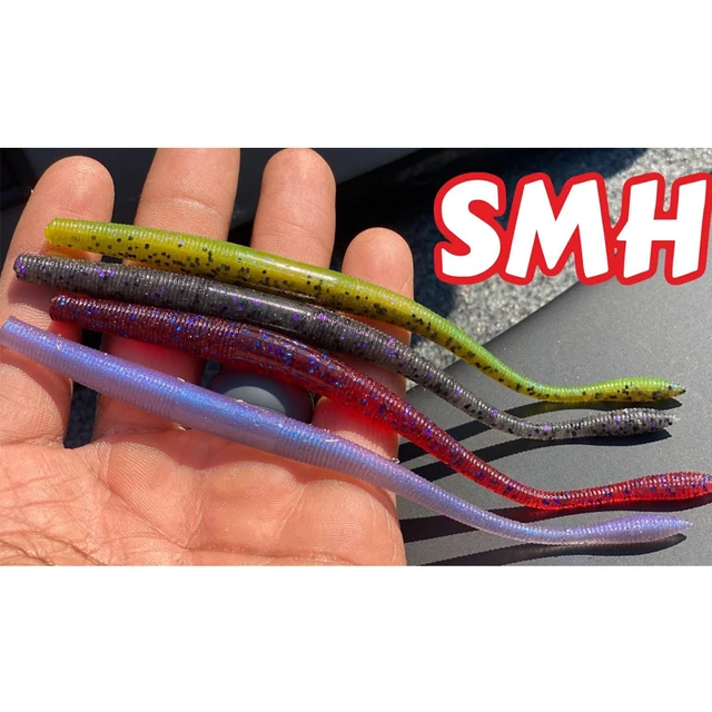 ZMAN Shaky Head WORMZ Shakes His Head Fine 6.5-inch Noodle Worm Bass  Mandarin Fish Luya Soft Bait - AliExpress