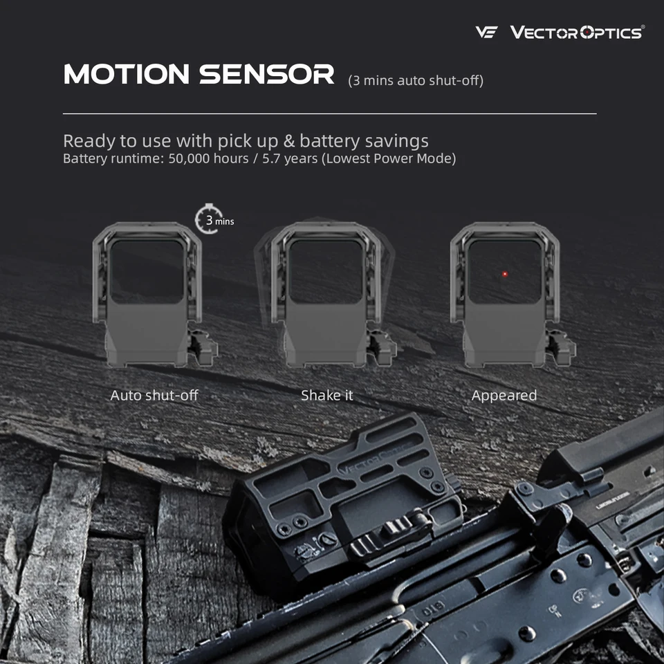 Vector Optics Frenzy Plus 1x31x26 ソーラーパワー レッドドット