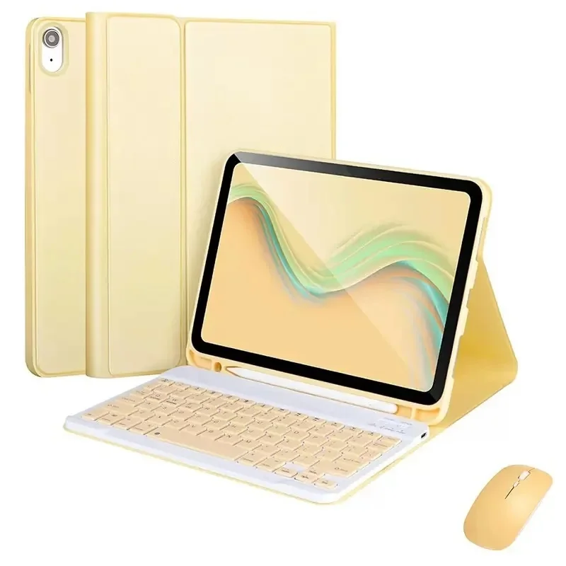 Sleek Bluetooth Keyboard Tablet Case with Protective Cover