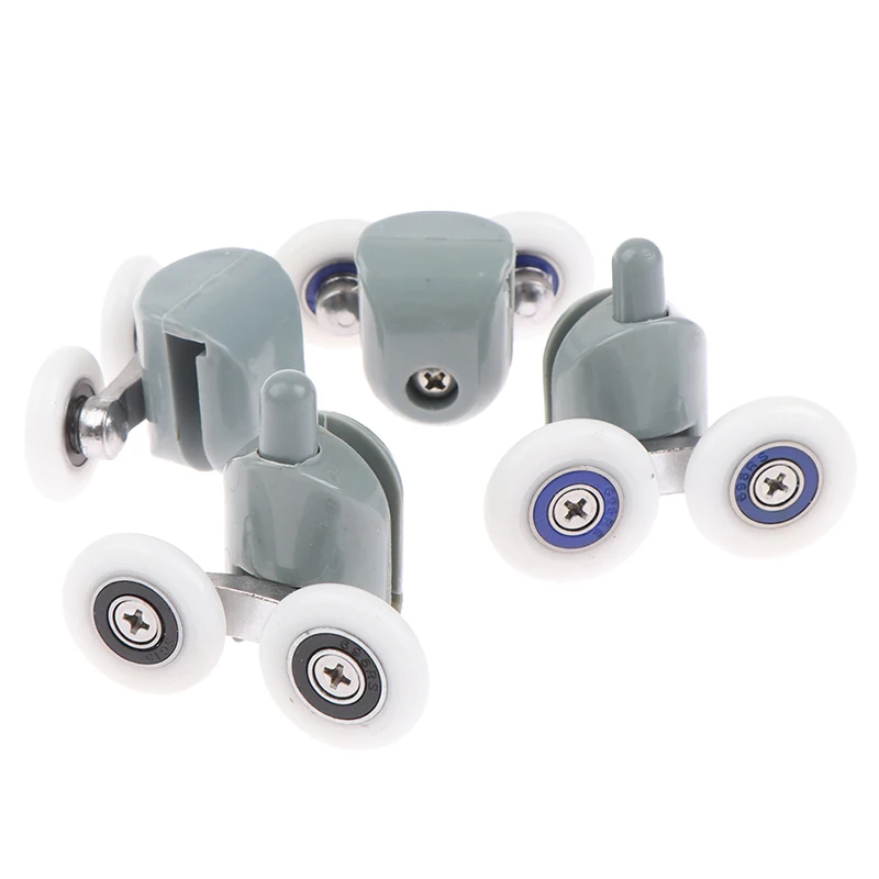 Zinc Alloy Double Shower Door Roller Wheel Runner/pulleys/rollers/wheels Bearing Diameter 20mm/23mm/25mm/27mm 1Set shower door rollers,sliding door roller,shower room pulley,shower room rollers,sliding door pulley