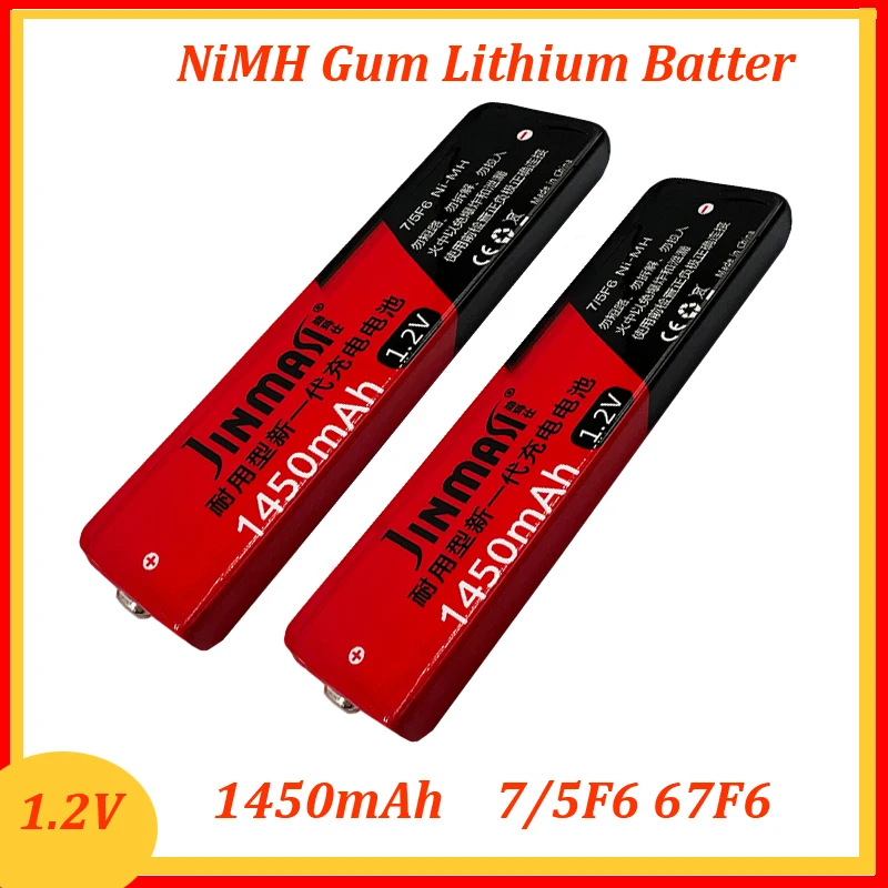 Per-Sony-Panasonic Walkman 1.2V 7/5 F6 67 F6 1450Mah Nimh Gum Batteria Al Litio 7/5 F6 Batteria Per Panasonic-Sony Md Cd Tape Player