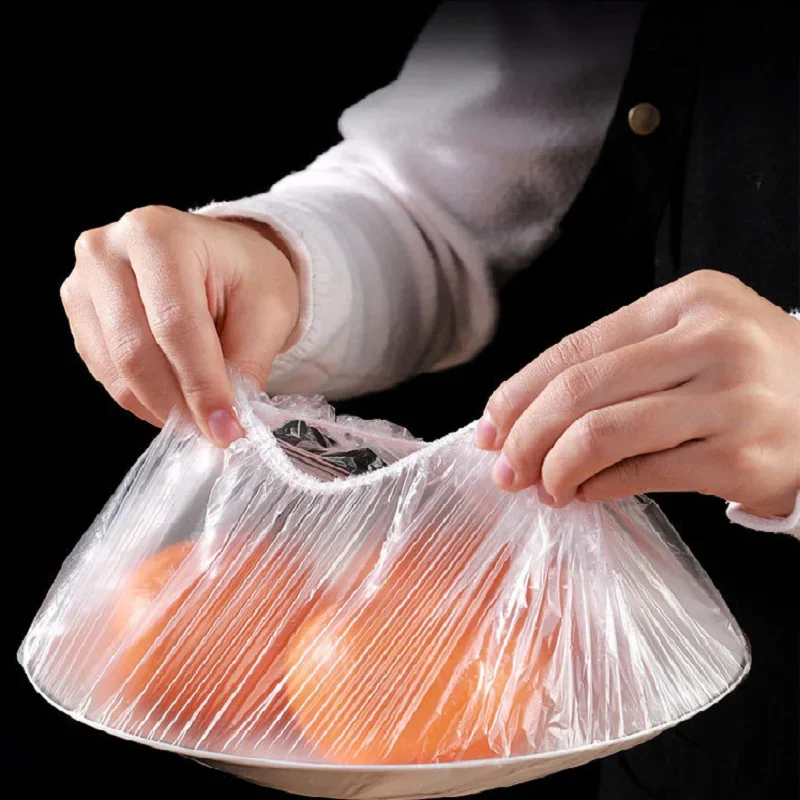 1000 pieces of disposable plastic wrap cover for household vegetable covers, fruit and vegetable plastic wrap cover, food grade