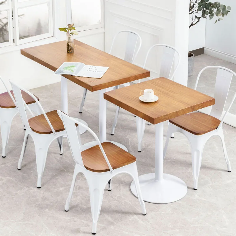 Coffee Modern Restaurant Table Industrial Space Saving Outdoor Makeup Restaurant Table Corner Balcon Mesas De Comedor Furniture