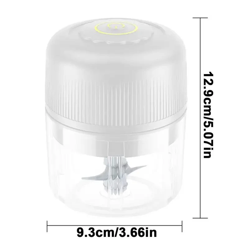 Electric Garlic Grinder Portable Chopper Multi Function Electric Garlic Masher Kitchen Food Shredder Mini Garlic Vegetable Chopr 6