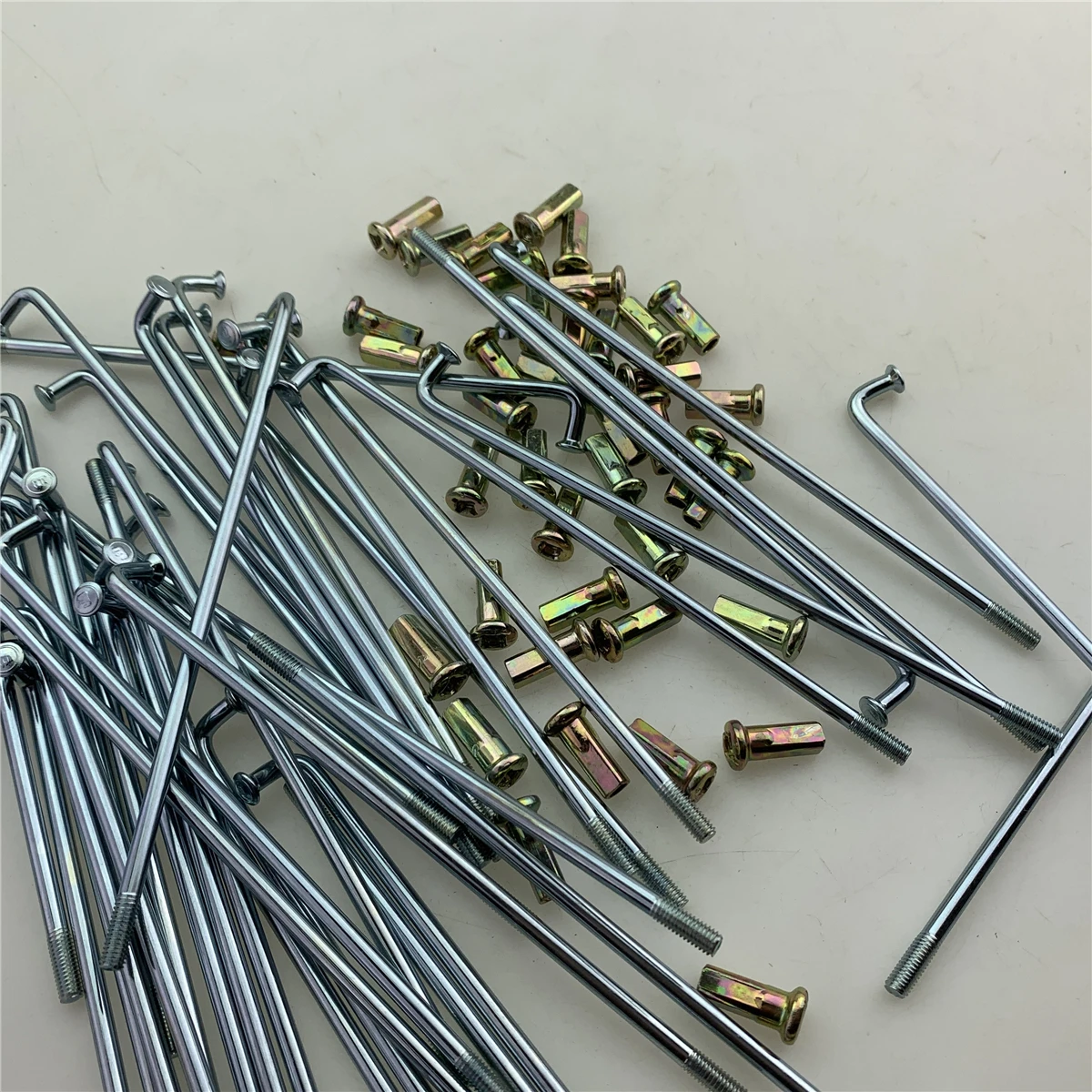 Off-road Motorcycle Front Rear Drum Disc Brake Steel Wire Spokes Car Bars For GN125 GN250 Jialing GS125 GY dirt bike wheel spoke