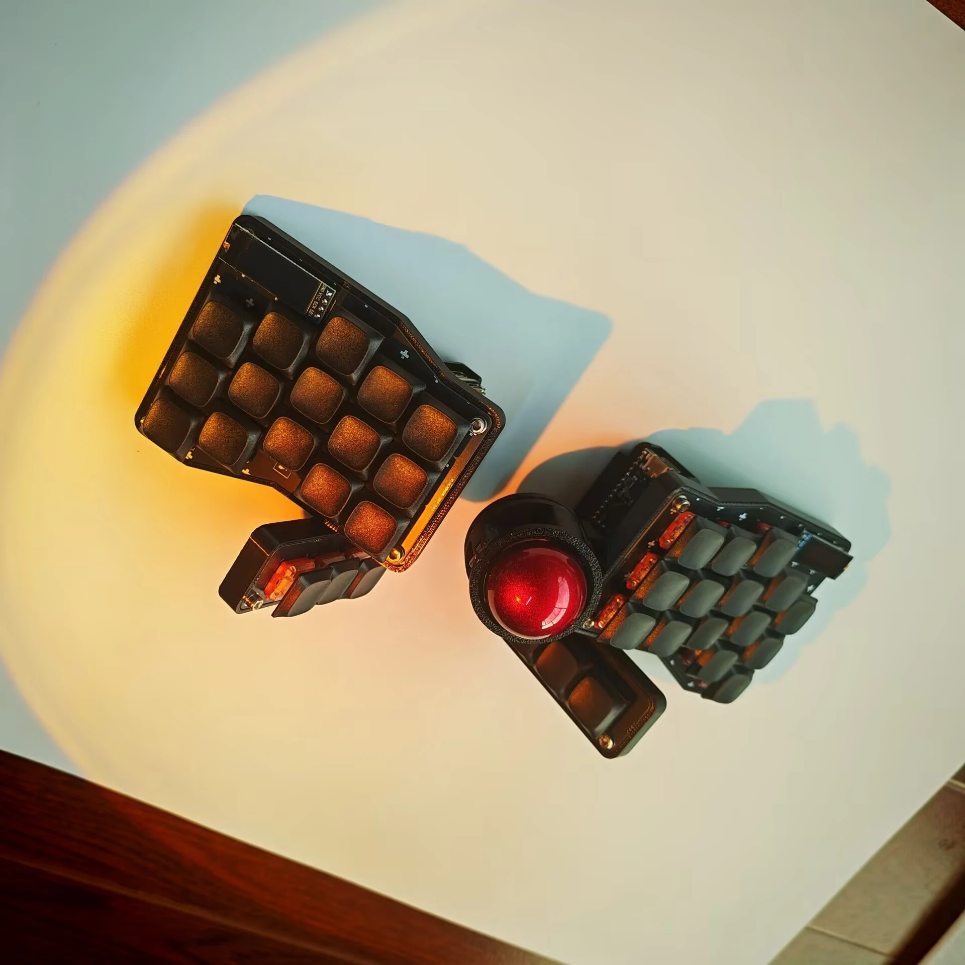 NEW Hot Sales Crosses3X5/3X6 Angle Split 35MM Trackball Keyboard Wired ...