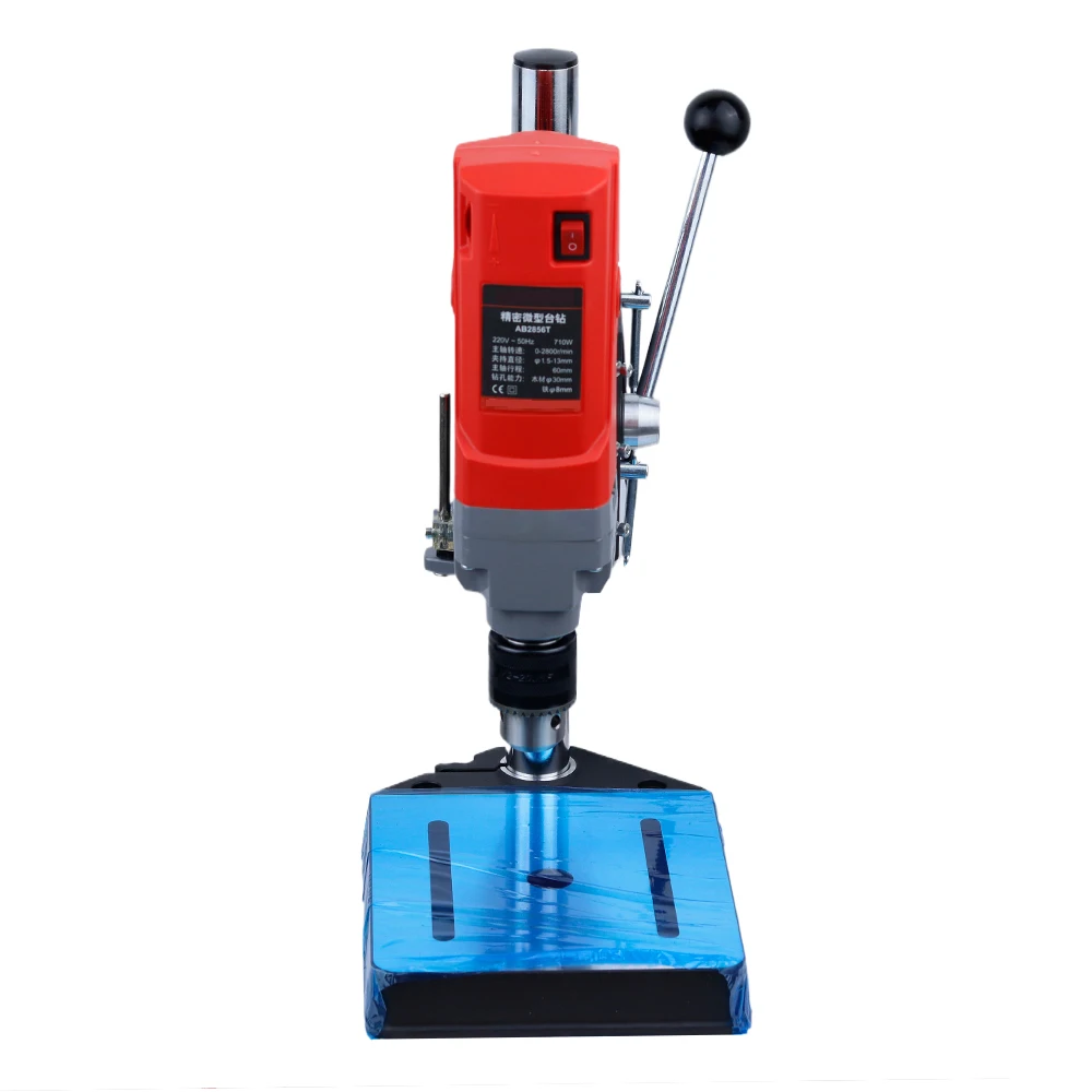 AB2856T Mini Rotary Table Drilling Machine Multi-function Bench Drill Small 220v