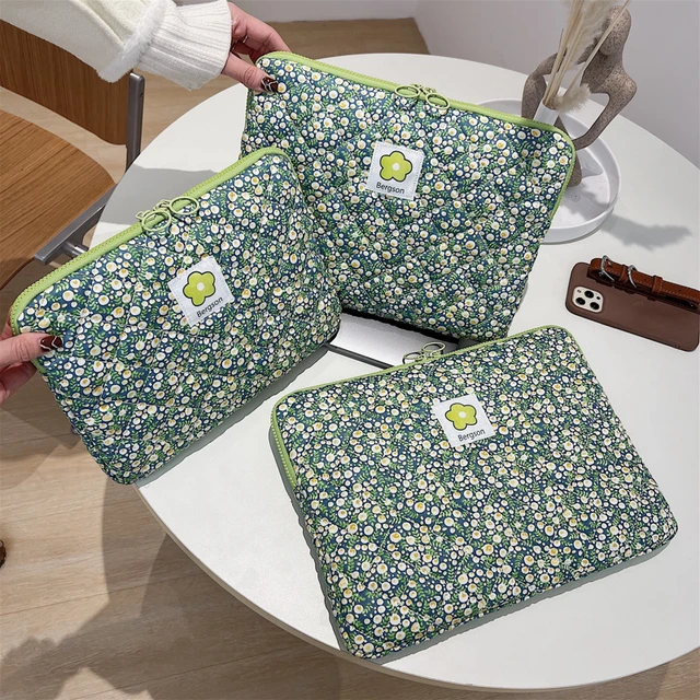 Cute Flower Laptop Sleeve Computer Carrying Case Bag 11 13 14 15.3 Portable  Table Cover Bags For Book Asus - Temu