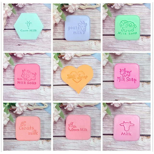 1pcs Handmade Soap Stamp Scrapbooking Engraving Resin Soaps Stamps