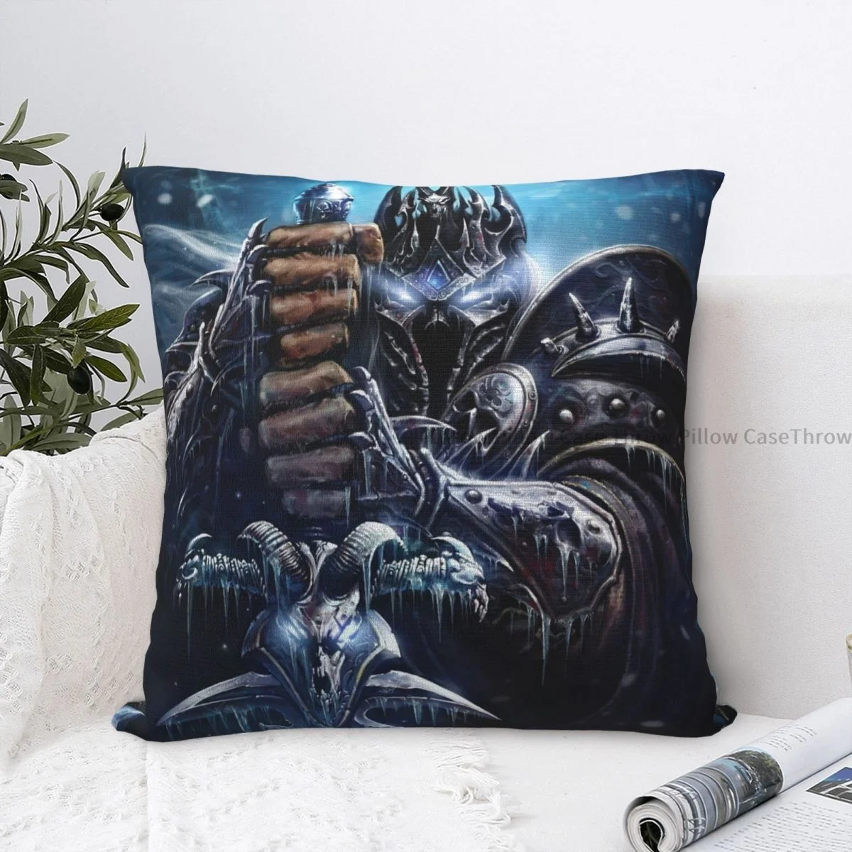 

Детская подушка для обниманий Arthas, дизайнерская декоративная подушка для автомобиля с рисунком для самостоятельного украшения
