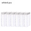 6 pcs white color