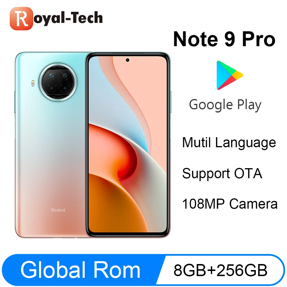 Смартфон Xiaomi Redmi Note 9 Pro 6 67 дюйма 120 Гц 750 Гб 256 МП 4820 мАч |