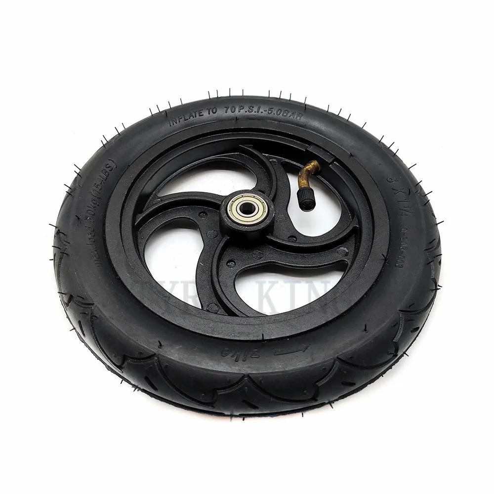 Electric Scooter Tire 8 Inch Wheel Tyre 8x1 1/4 Inner Outer Tire with Alloy Hub for Kickscooter