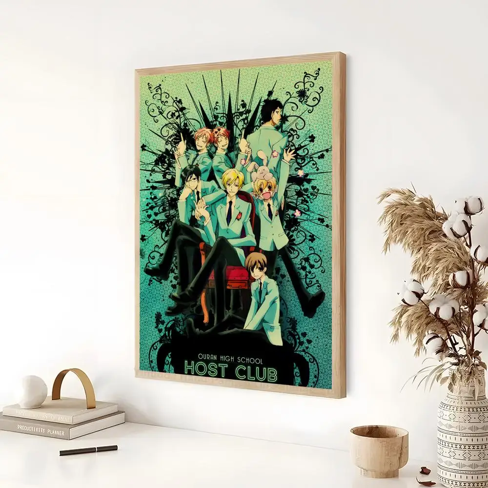Anime Ouran High School Host Club Poster Schlafzimmer Wohnzimmer Studie & darüber hinaus selbstklebende Dekoration + perfektes Geschenk – Detail 8