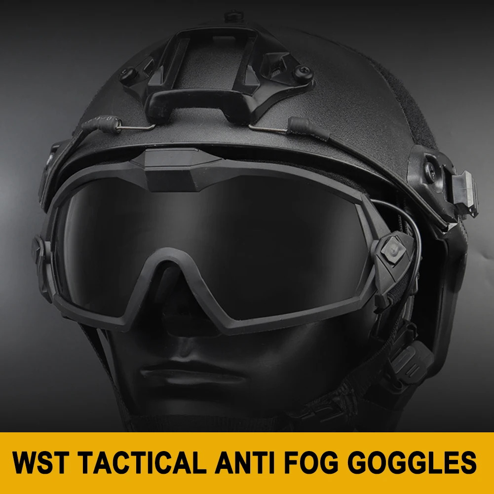 Military Airsoft Tactical Goggles Shooting Glasses Motorcycle Windproof Paintball CS Wargame Hiking 3 Lens Black Tan Green safety goggles polarized sports glasses tactical goggles shooting glasses polarized goggles