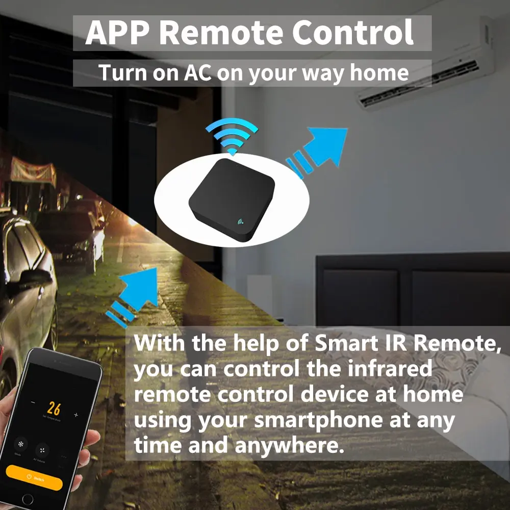 Tuya Smart IR Remote Control Smart Life per Smart Home Automation sostituisci TV DVD AUD AC Remote funziona con Alexa Google Home - immagine 2