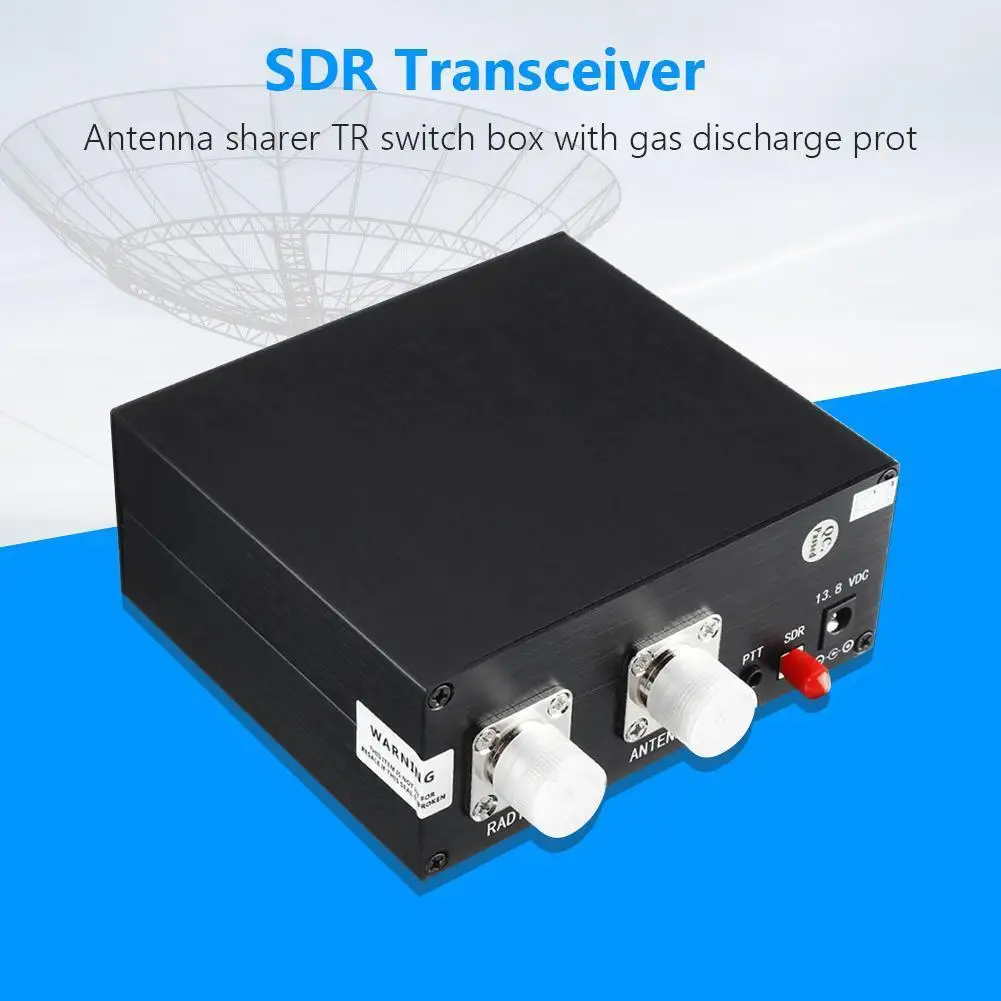 160MHz 100W SDR Transceiver Radio Switch Antenna Sharer TR Switch Box Case Kit