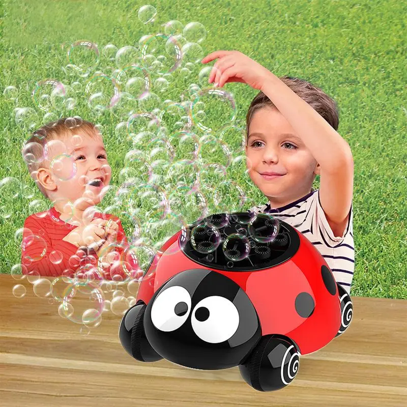 Ladybug Bubble Machine Toys For Kids Outdoor Toys Birthday Party Children's Day Gift Soap Bubbles For Children 3 Ladybug Bubble Machine Toys For Kids Outdoor Toys Birthday Party Children's Day Gift Soap Bubbles For Children 3
