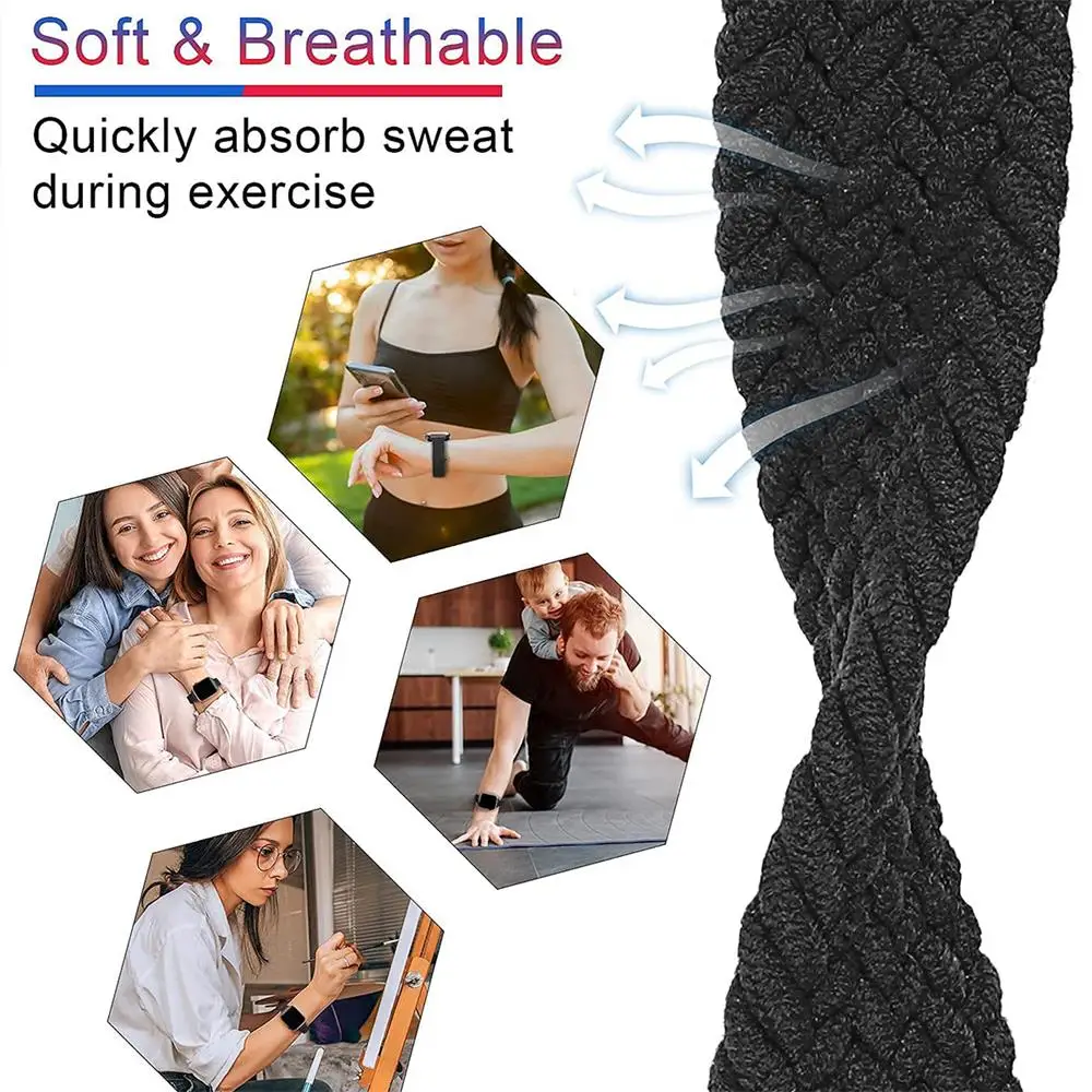 Braided Solo Loop Nylon Bracelet