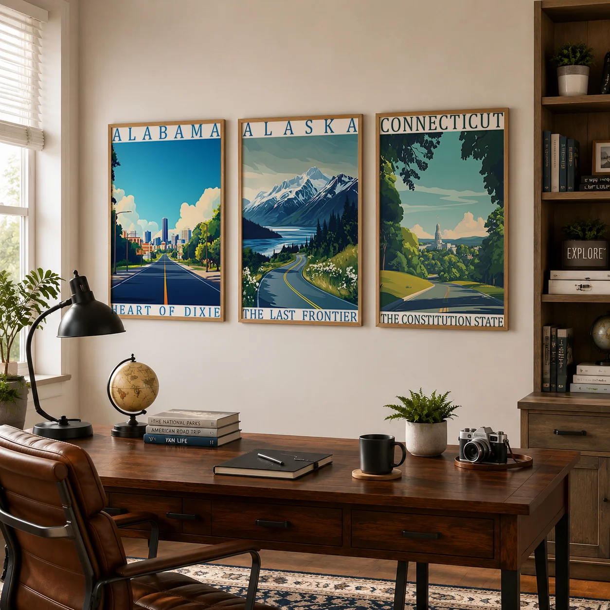 Quadro su tela estetico con immagini della natura, stile moderno, stampe di poster per la decorazione della parete di camera da letto e soggiorno - immagine 2