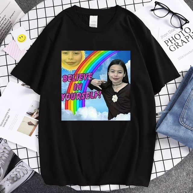 Miranda Shirt | Oversized Shirt Meme | Orange Graphic | Men's Clothing - T-shirts -