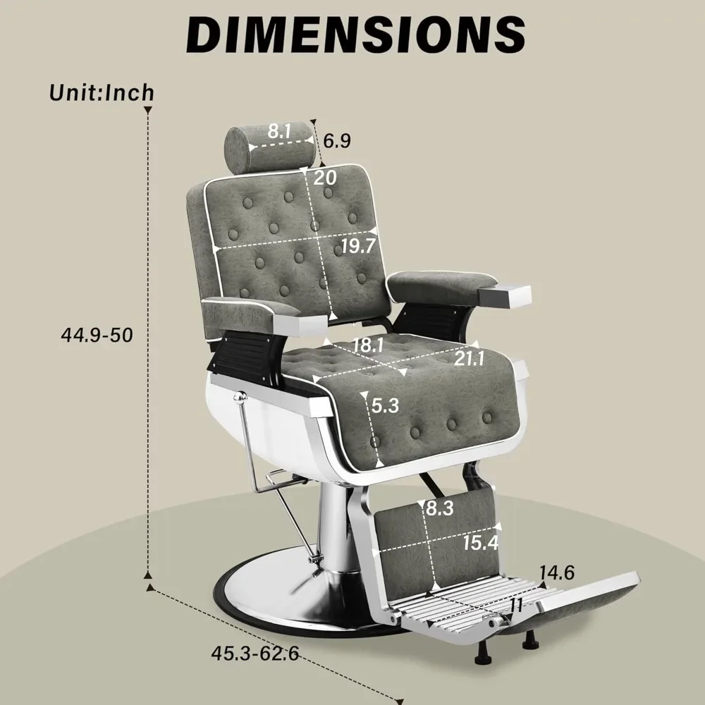Barber Chairs.Hydraulic Salon Chair Heavy Duty Barber Chair Hair Salon Chairs for HairStylist for SalonChair Tattoo Chair Beauty 2