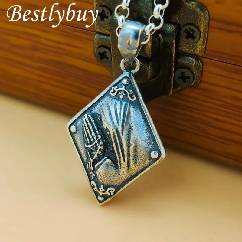 

Женская и Мужская винтажная подвеска-крест из серебра 925 пробы