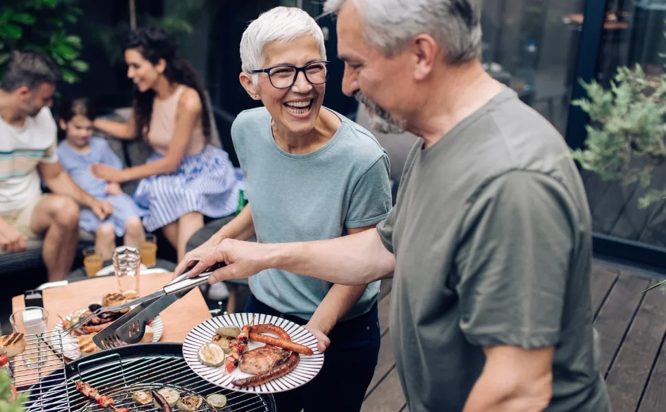 family bbq party
