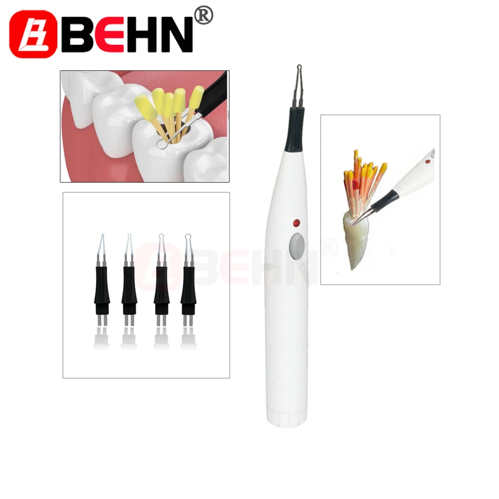 

Dental Endo Gutta Cutter Teeth Whitening Dental Equipment Tooth Gum Cutter Dental Cutta Percha with 4 Tips Dentistry