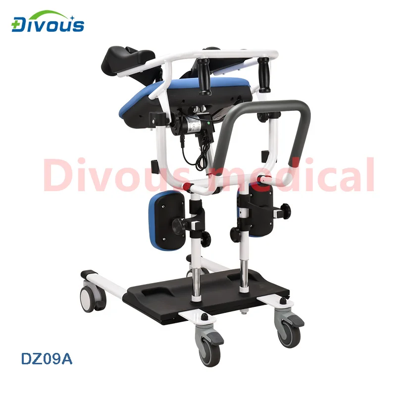 Multifunctional carbon steel elderly disabled care lift electric transfer wheelchair 3