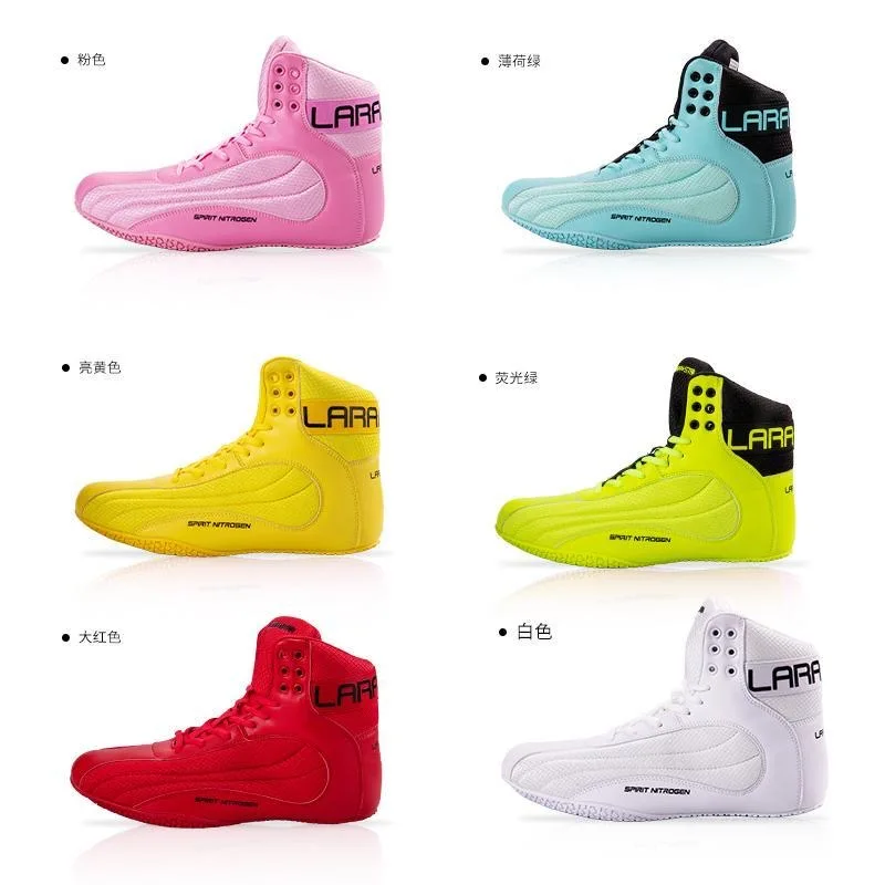 New Trend Boxing Training Shoe for Men Good Quality Squat Shoes Couples Light Weight Man Wrestling Boots Brand Fighting Shoes
