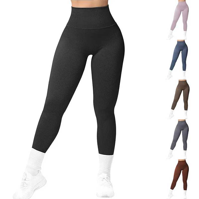 Women Yoga Leggings Workout Sports Trousers Seamless Yoga Pants Running