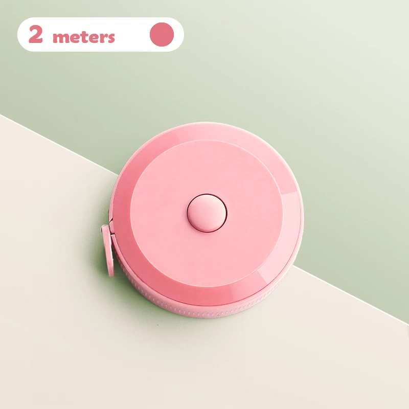 Portable Soft Tape Measure - Flexible Tailor Ruler with Self-Locking Mechanism (1.5m/2m)