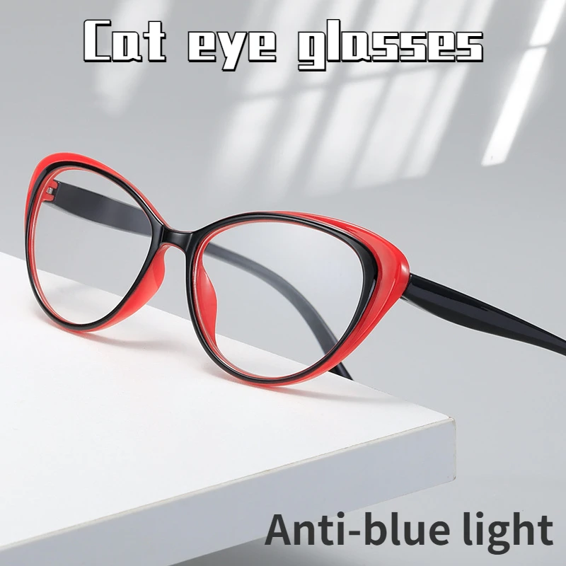 

Fashion Cat Eye Glasses Women Reading Glasses Men Hyperopia Computer Reading Glasses blue light readers Diopter +1.0~+4.0