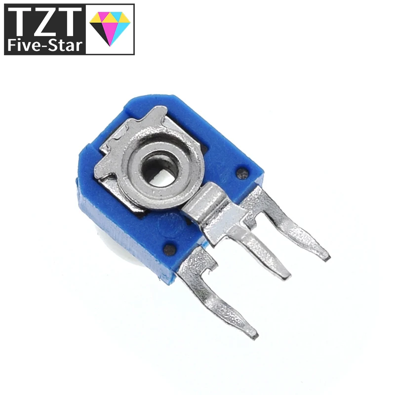 Trimpot Trimmer Potentiometer Variable Resistor multiturn potentiometer linear potentiometer rotary potentiometer trimmer potentiometer adjustable resistor 10pcs Rm063 Rm-063 100 200 500 1k 2k 5k 10k 20k 50k 100k 200k 500k 1m Ohm