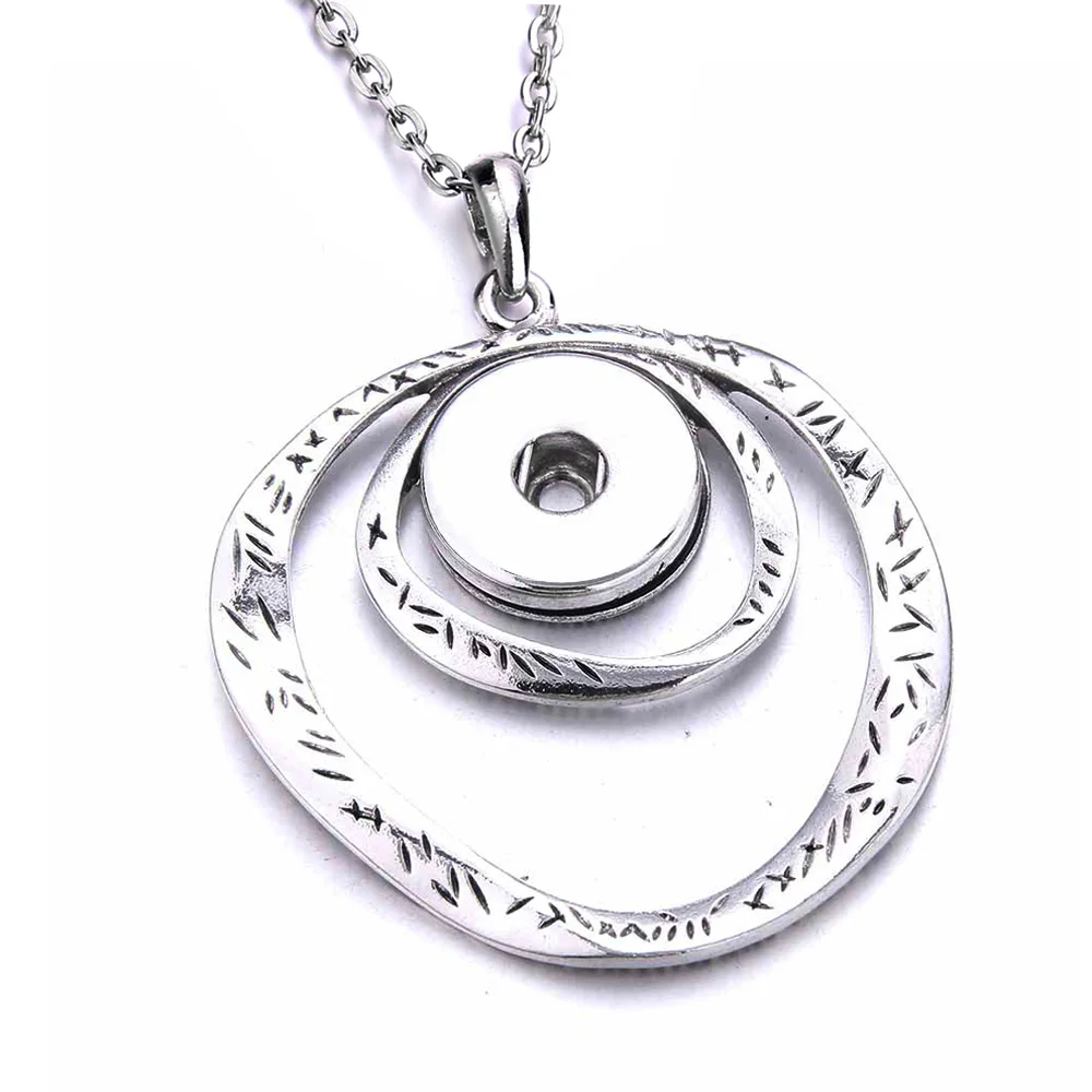 10pcs New Snaps Jewelry Colorful Snap Necklace Jewelry Fit 18mm Snap Button Necklace for Women