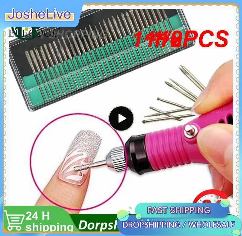 

1/2PCS emery grinding needle alloy grinding head jade carving tool polishing electric grinding rod cylindrical tip fine 3mm
