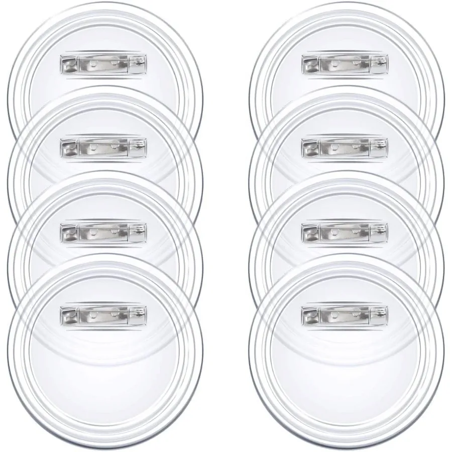 Clear Plastic Pins Button Making Craft Kit