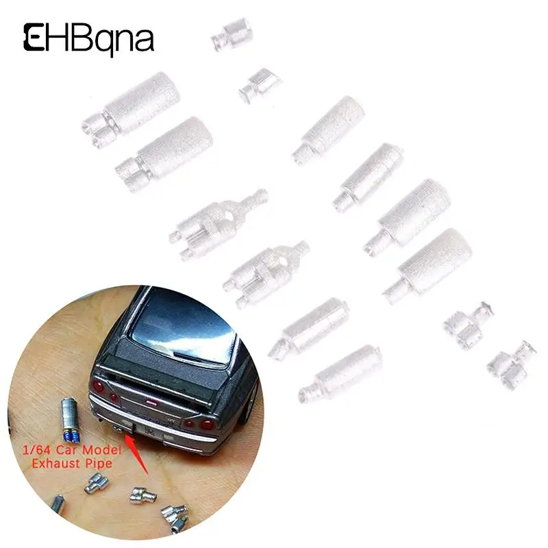 

Новинка 1/64 модифицированные детали из смолы Малый глушитель выхлопной трубы набор педалей гоночного стиля для модели автомобиля гоночного автомобиля игрушка