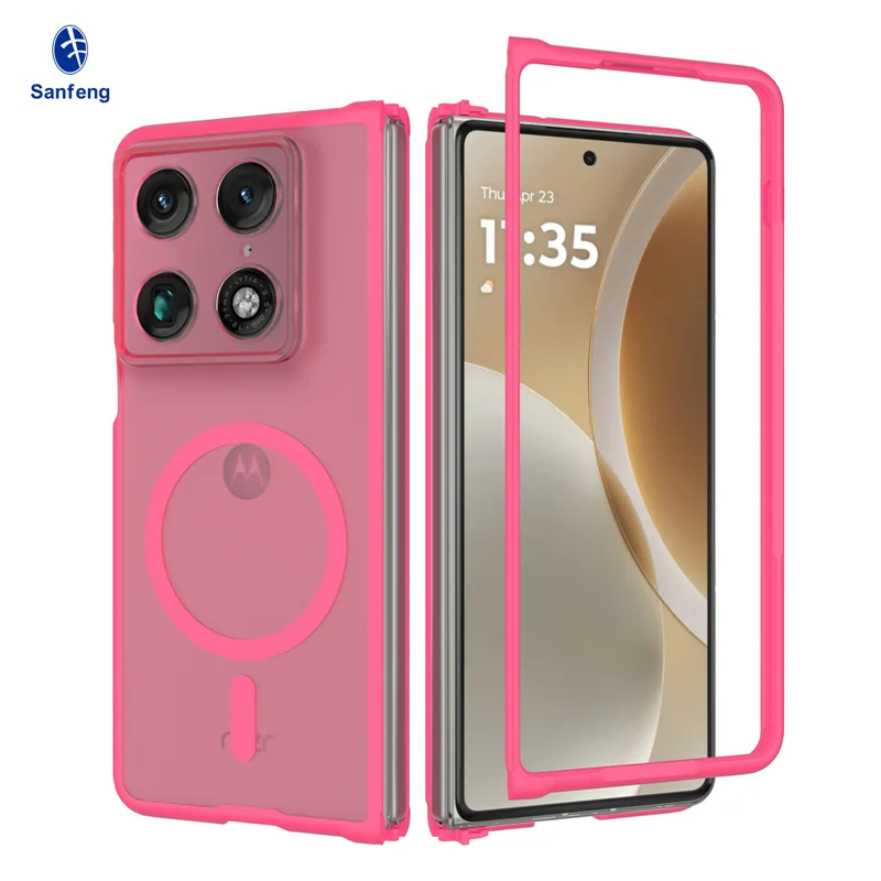 Matte TPU Magnetic Wireless Charging Protective Phone Cover